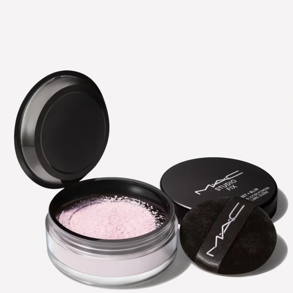 MAC Cosmetics STUDIO FIX PRO SET + BLUR WEIGHTLESS LOOSE POWDER - rosy pink